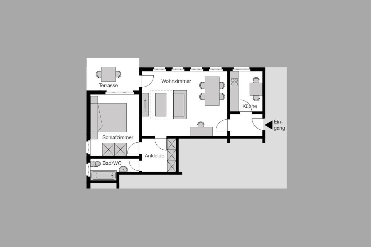 City Stay Furnished Apartments - Fasenstaubstrasse Schaffhausen Bagian luar foto