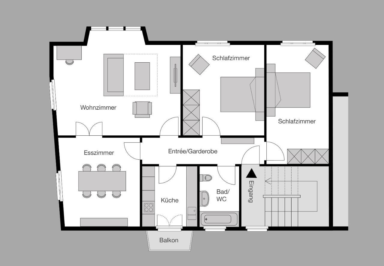 City Stay Furnished Apartments - Fasenstaubstrasse Schaffhausen Bagian luar foto